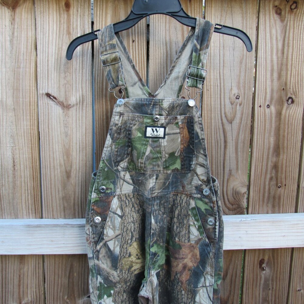 Walls Kids Camouflage Overalls - Green, Brown, Tan